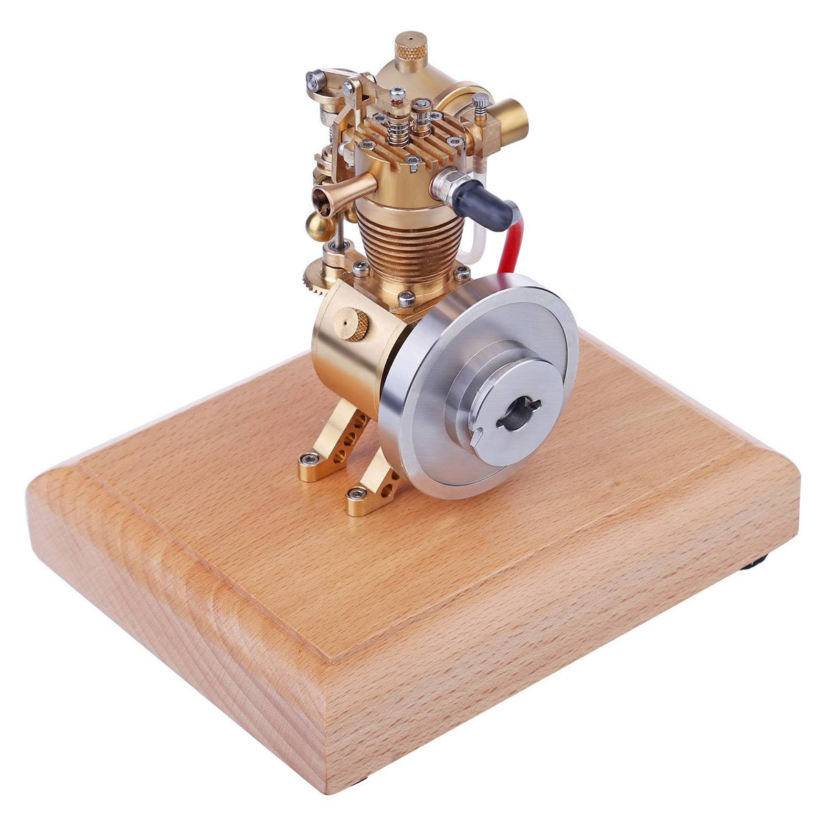 M19 1.6cc SAM Hit and Miss Vertical 4 Stroke Mini Gasoline ICE Engine with Flyball Governor - stirlingkit