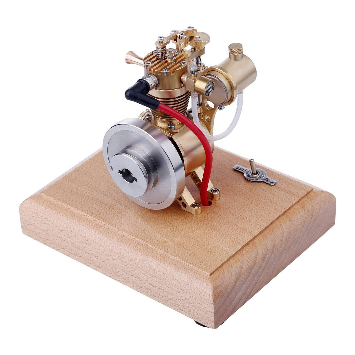 M19 1.6cc SAM Hit and Miss Vertical 4 Stroke Mini Gasoline ICE Engine with Flyball Governor - stirlingkit