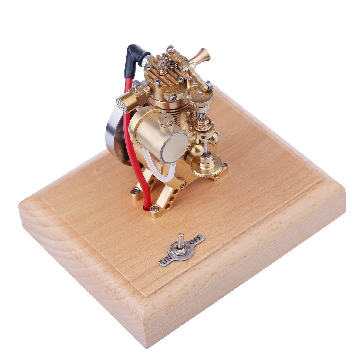 M19 1.6cc SAM Hit and Miss Vertical 4 Stroke Mini Gasoline ICE Engine with Flyball Governor - stirlingkit