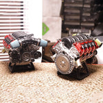 MAD RC Simulated V8 Engine KIT that Works Original Color Unpainted Version - stirlingkit