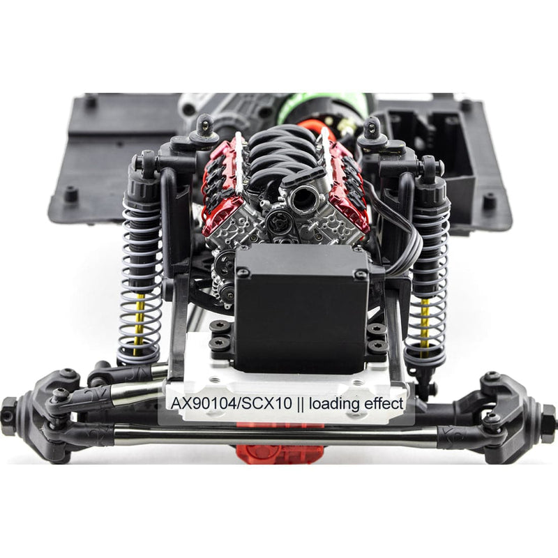 MAD RC V8 Engine Bracket for AX90104 SCX10Ⅱ Model Car - Stirlingkit