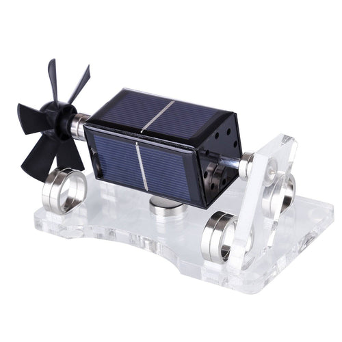Magnetic Levitating Solar Motor With Fan Blade Model Free Energy Science Educational Toys - stirlingkit
