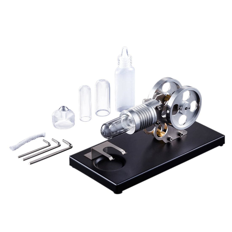 Manson Hot Air Single Cylinder Stirling Engine Engine Model Free Energy - stirlingkit