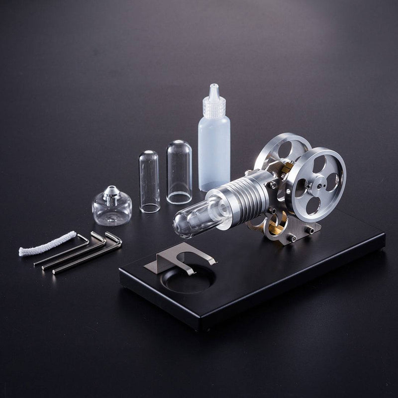 Manson Hot Air Single Cylinder Stirling Engine Engine Model Free Energy - stirlingkit