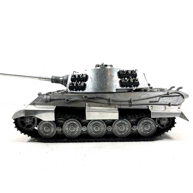 MATO 1/16 German Tiger King Tank Full Metal Unpainted RC Model With Shooting Fuction - stirlingkit