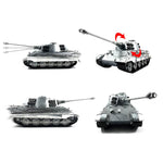 MATO 1/16 German Tiger King Tank Full Metal Unpainted RC Model With Shooting Fuction - stirlingkit