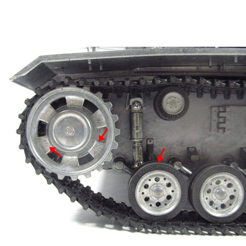 MATO 1:16 WWII German Panzer III Full Metal Remote Control Military Tank Model -  Shot Version - stirlingkit