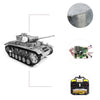 MATO 1:16 WWII German Panzer III Full Metal Remote Control Military Tank Model -  Shot Version - stirlingkit