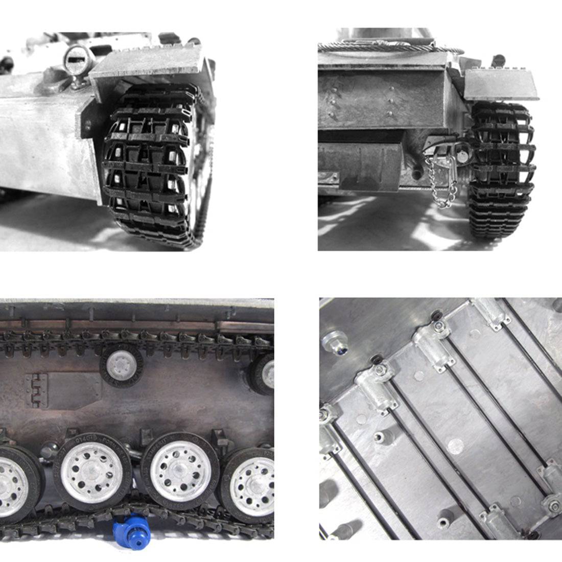 MATO 1:16 WWII German Panzer III Full Metal Remote Control Military Tank Model -  Shot Version - stirlingkit