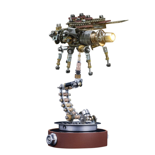 Mechanical Firefly DIY Assembly Model With Rotating Base - stirlingkit