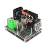 Metal Fixed Base with Water Cooling Kits for Inline 4 Cylinder Watercooled Gasoline Engine - stirlingkit