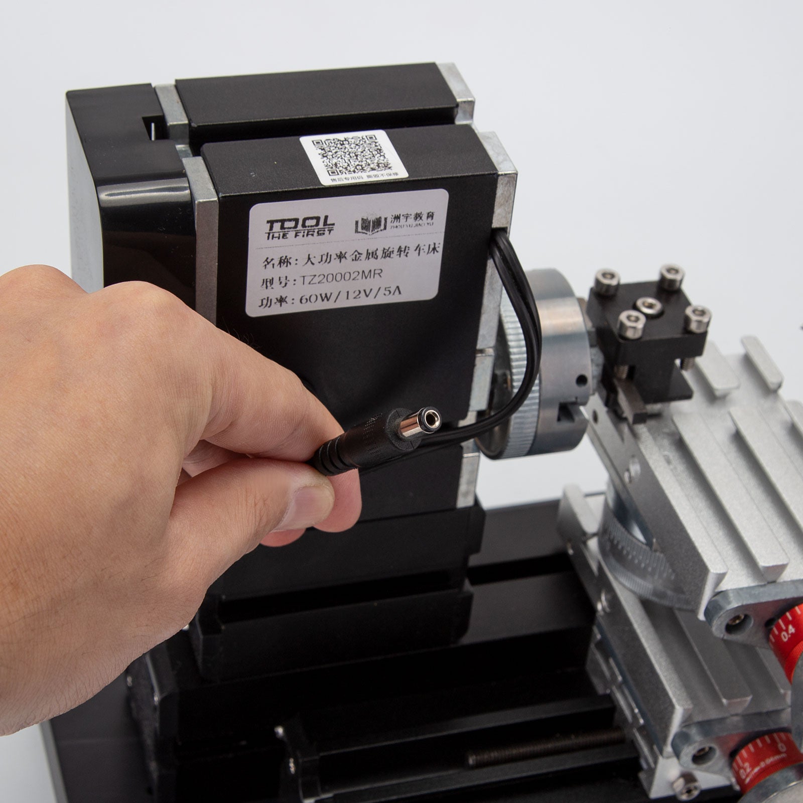 Machine Making Kits Metal Lathe MachiningTool Assembly Model Kits with Base - Stirlingkit