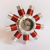 Mini 9 Cylinder Electromagnetic Motor Radial Solenoid Engine Brushless Motor Model Technology - stirlingkit