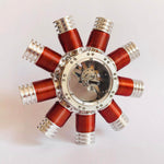 Mini 9 Cylinder Electromagnetic Motor Radial Solenoid Engine Brushless Motor Model Technology - stirlingkit