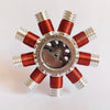 Mini 9 Cylinder Electromagnetic Motor Radial Solenoid Engine Brushless Motor Model Technology - stirlingkit