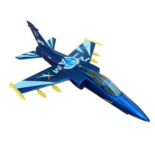 Mini AMX EDF Fighter Jet Hand Throwing EPO RC Aircraft Plane 500mm Wingspan RTF - Blue - stirlingkit