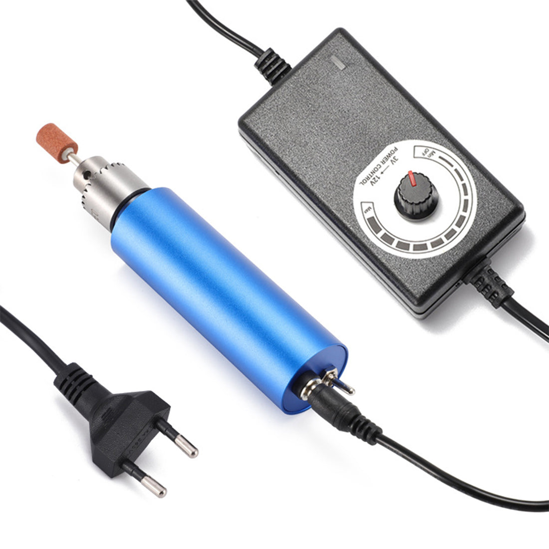 Mini Electric Drill Grinder Engraving Pen Tool Set for Engine Model - stirlingkit