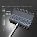 Mini Electric Screwdriver Precision Repair Tool Kit for Model Engine 34-in-1 - stirlingkit
