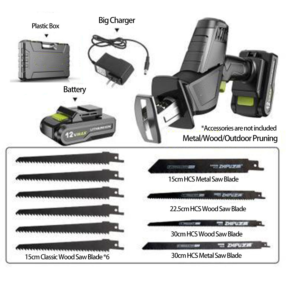Mini Handheld Electric Chainsaw with 7500mA Battery for Landscaping and Lawn Care - stirlingkit