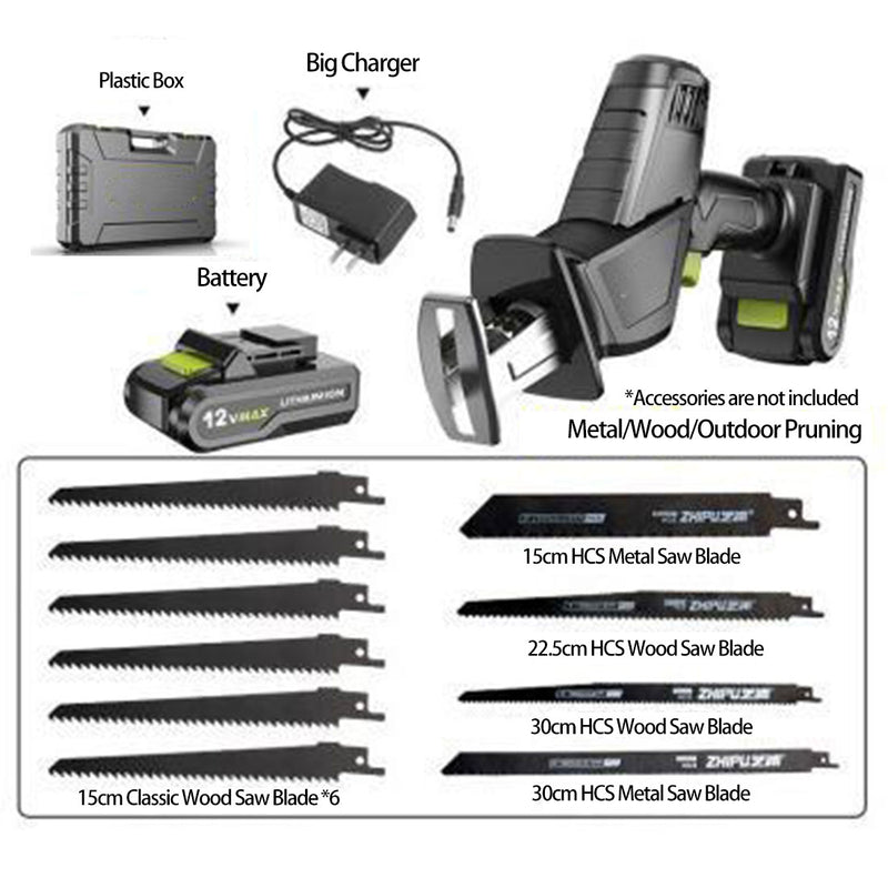 Mini Handheld Electric Chainsaw with 7500mA Battery for Landscaping and Lawn Care - stirlingkit