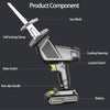 Mini Handheld Electric Chainsaw with 7500mA Battery for Landscaping and Lawn Care - stirlingkit