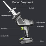Mini Handheld Electric Chainsaw with 7500mA Battery for Landscaping and Lawn Care - stirlingkit