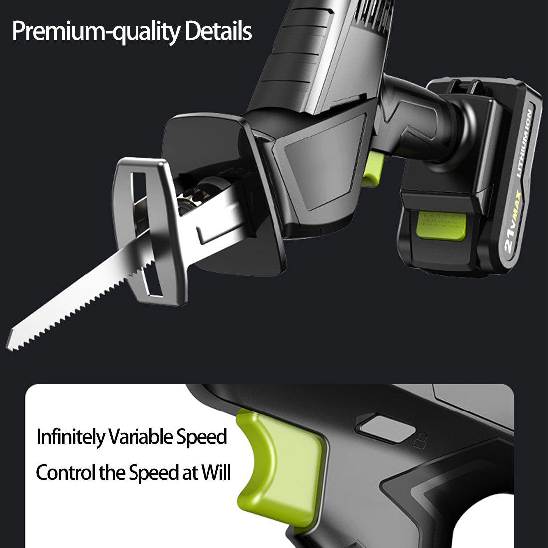 Mini Handheld Electric Chainsaw with 7500mA Battery for Landscaping and Lawn Care - stirlingkit