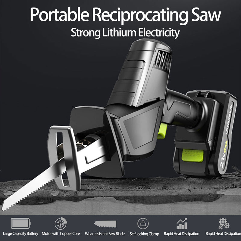 Mini Handheld Electric Chainsaw with 7500mA Battery for Landscaping and Lawn Care - stirlingkit