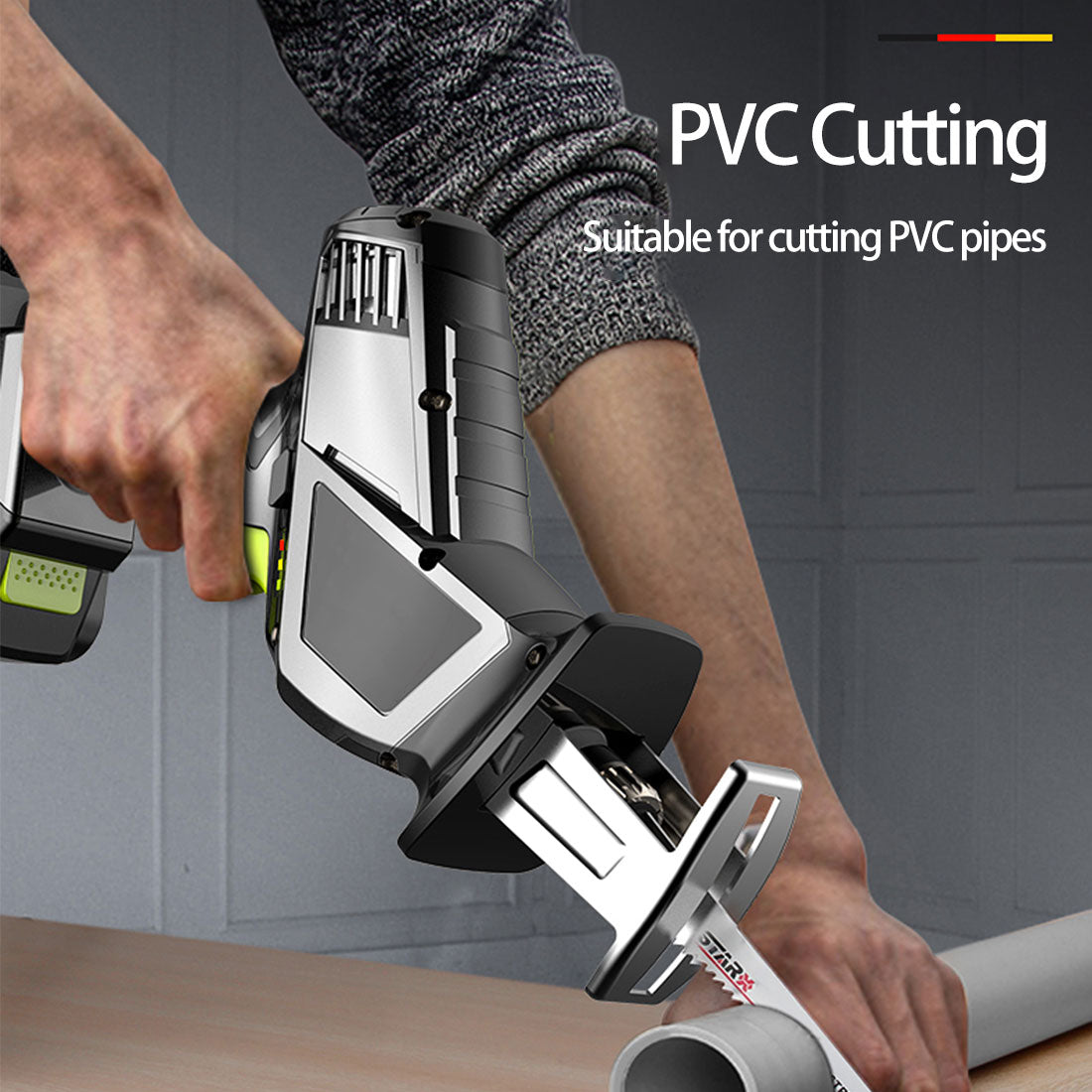 Mini Handheld Electric Chainsaw with 7500mA Battery for Landscaping and Lawn Care - stirlingkit
