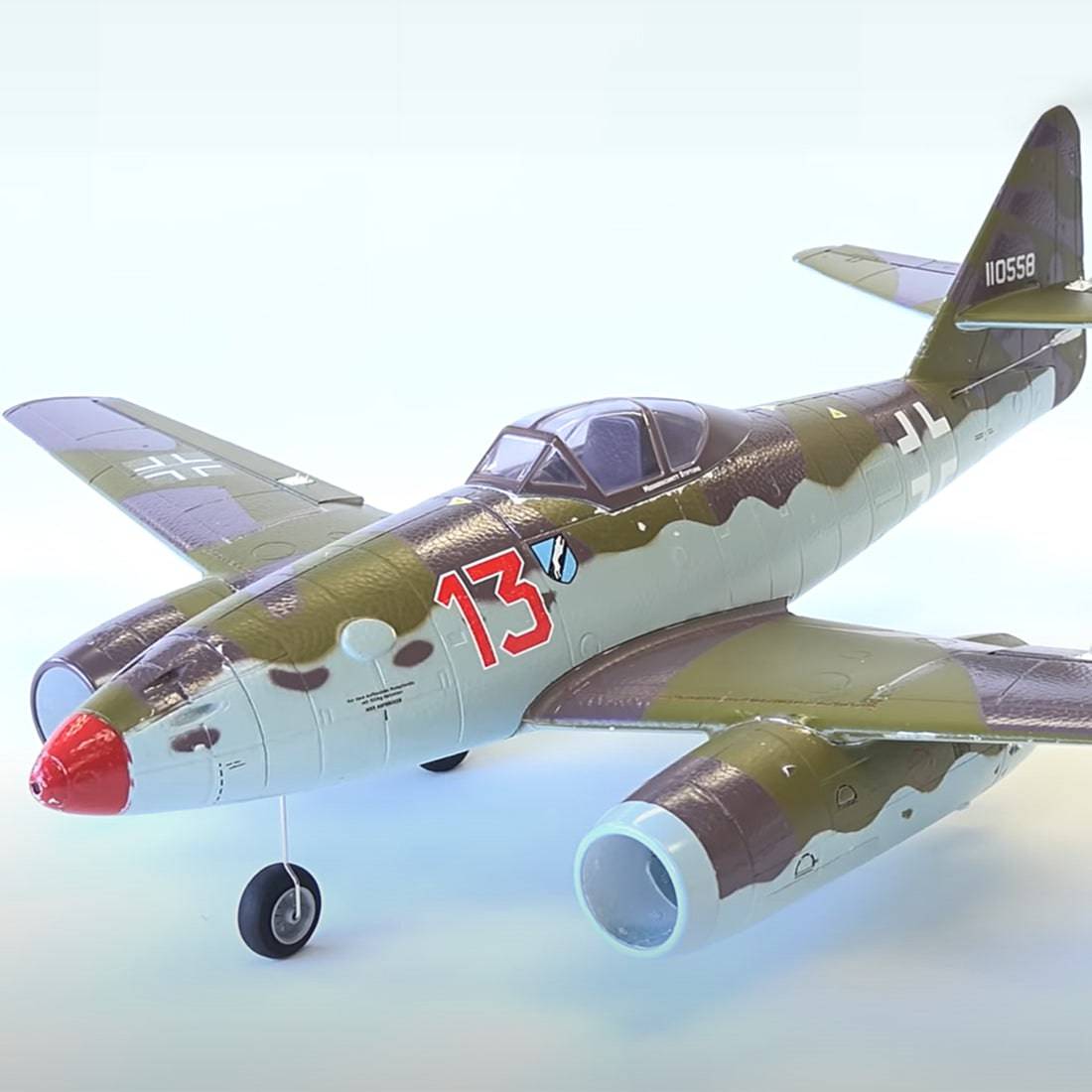 MINI ME-262 RTF Twin Bypass 50mm EDF Jet RC Aircraft Fighter EPO Airplane - stirlingkit