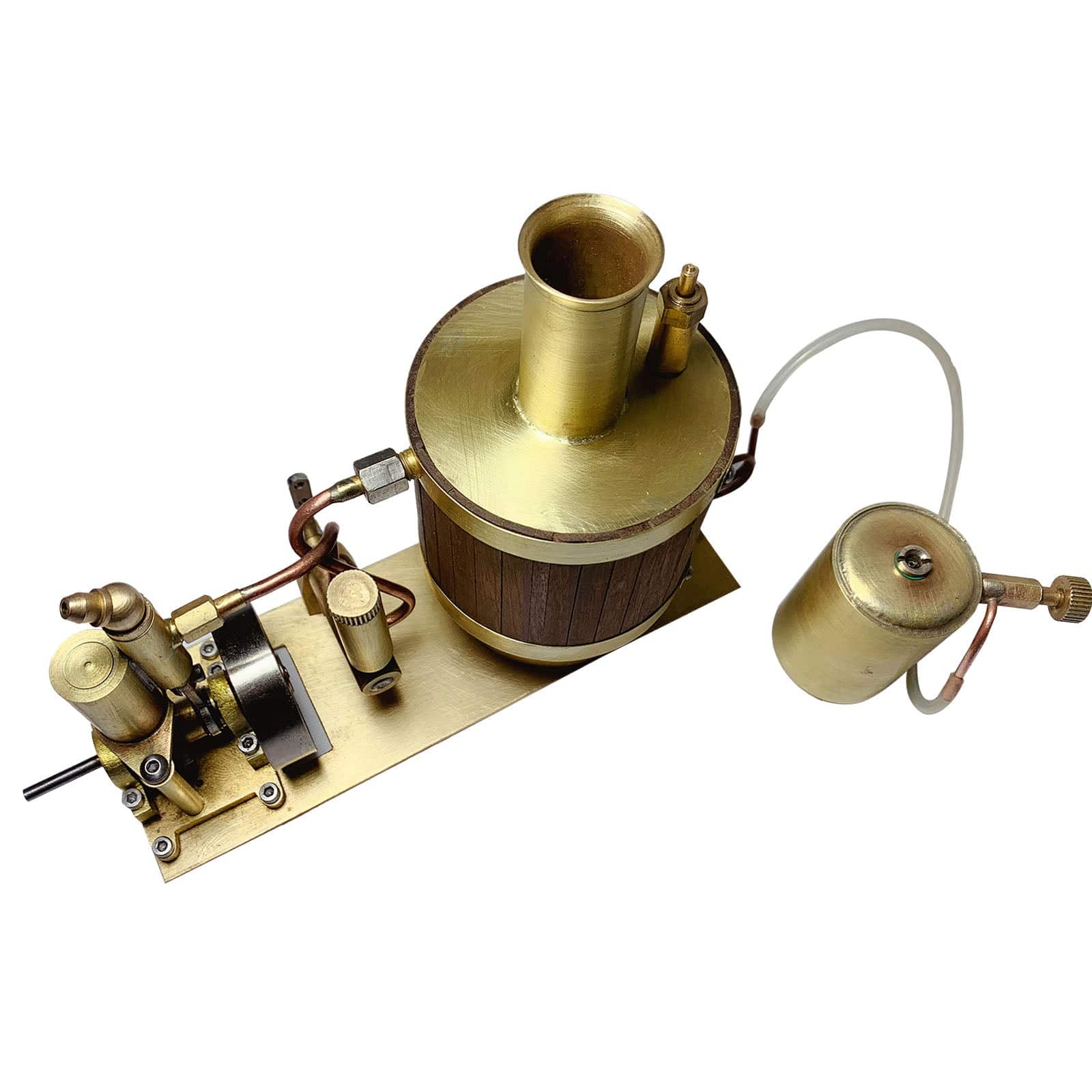 Mini Single-cylinder Steam Engine Set with Boiler for 50cm Ship Model ...