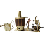 Mini Single-cylinder Steam Engine Set with Boiler for 50cm Ship Model - stirlingkit