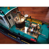 Mini Single-cylinder Steam Engine Set with Boiler for 50cm Ship Model - stirlingkit