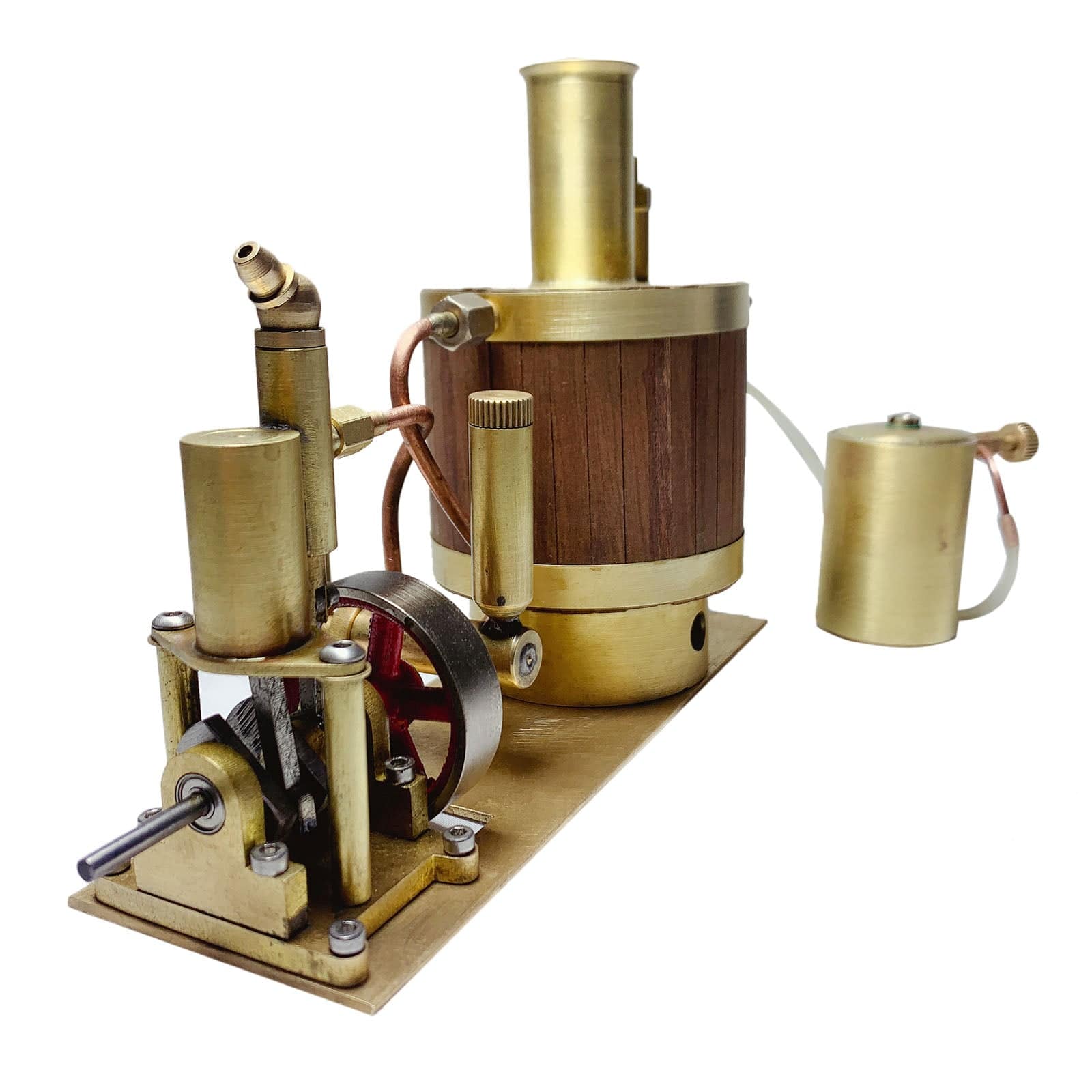 Merlin Steam Engine Mini Mini Single-cylinder Steam Engine Set with Boiler for 50cm Ship Model ...