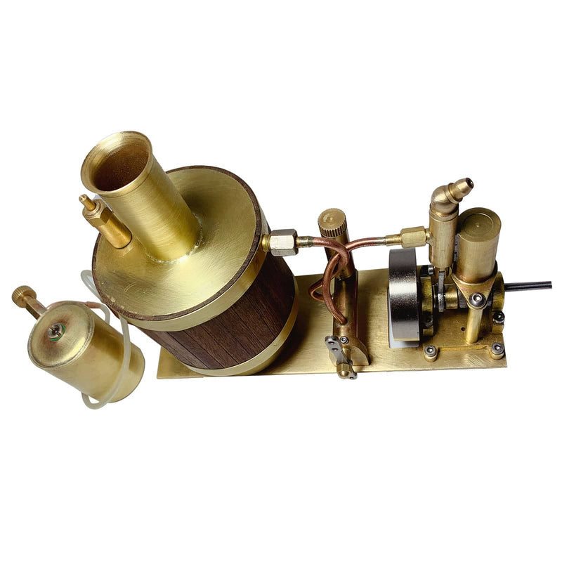 Mini Single-cylinder Steam Engine Set with Boiler for 50cm Ship Model - stirlingkit