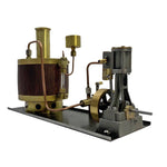 Mini Single-cylinder Stirling Steam Engine with Boiler for 50-100cm Ship - stirlingkit