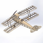 Mini Tiger Moth Balsa Wood Trainer Plane RC Airplane 980mm Wingspan KIT - stirlingkit