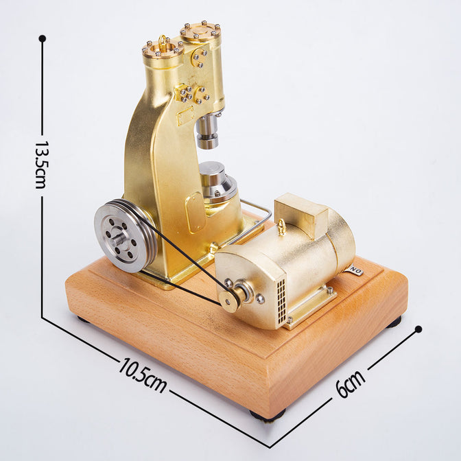Miniature Blacksmith Air Power Hammer Model for Forging Machine Operator Collection - stirlingkit