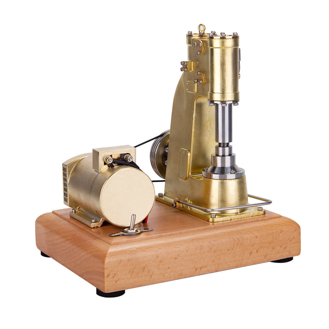 Miniature Blacksmith Air Power Hammer Model for Forging Machine Operator Collection - stirlingkit