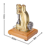 Miniature Blacksmith Air Power Hammer Model for Forging Machine Operator Collection - stirlingkit
