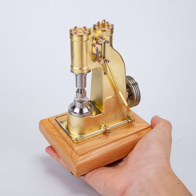 Miniature Blacksmith Air Power Hammer Model for Forging Machine Operator Collection - stirlingkit