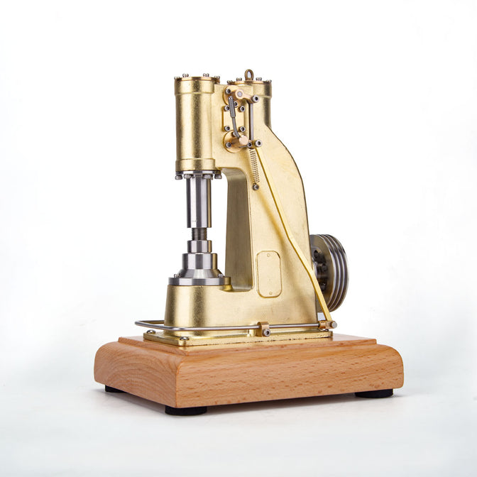 Miniature Blacksmith Air Power Hammer Model for Forging Machine Operator Collection - stirlingkit
