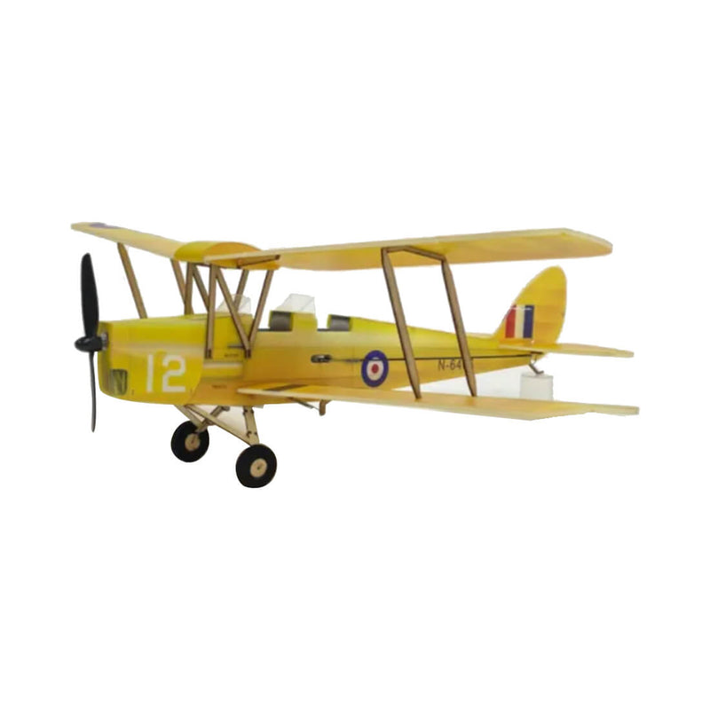 MinimumRC Tigermoth 4CH RC Biplane Mini Fixed-Wing Airplane Model Toy - stirlingkit