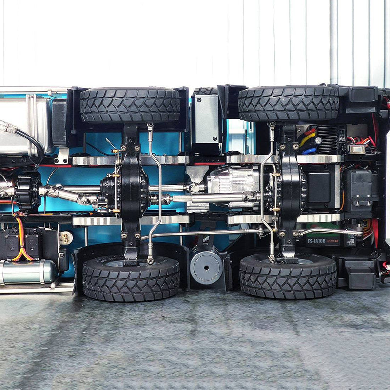 MODEL RACING 1/14 RC Truck Electric RC Hydraulic Dump Truck 8×8 - stirlingkit