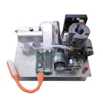 Modified 2 Strokes Single Cylinder Aircooled Methanol Engine into 12V Generator Model Set - stirlingkit