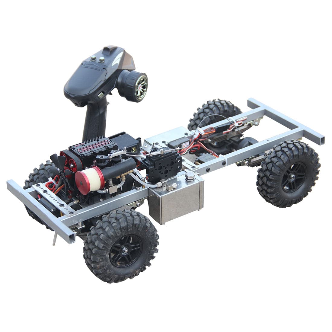 Modified Toyan FS-L200 1/10 2.4G 4CH Nitro Offroad Crawler Vehicle RC Car without Car Shell- RTR Version - stirlingkit