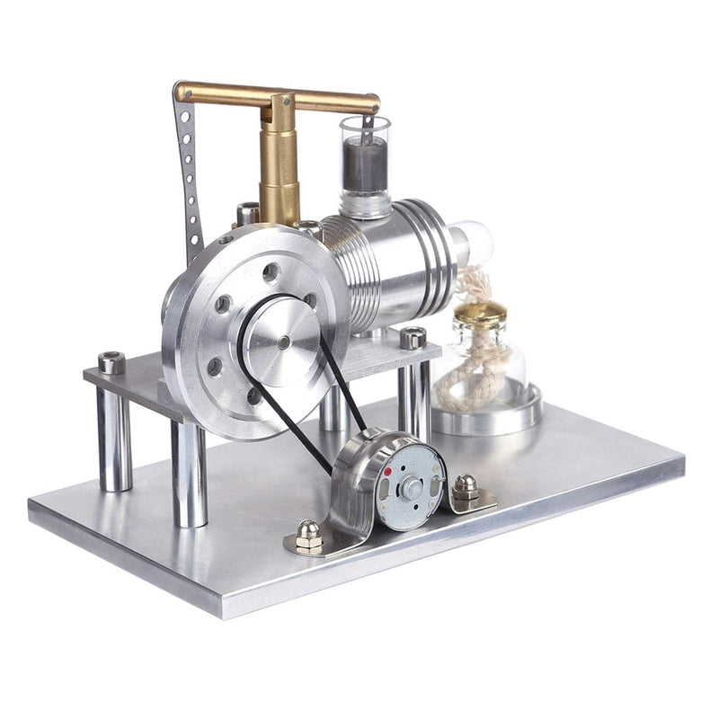 Motor Pulley Belt Kit for Stirling Engine Kit Hot Air Engine Motor Model Replacement - stirlingkit