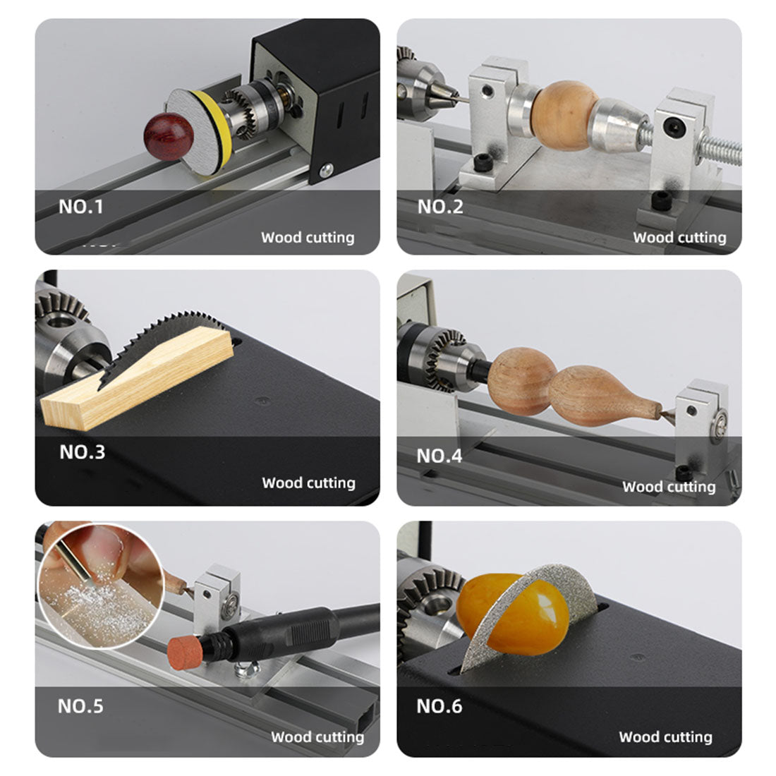 Multifunctional Electric Mini Desktop Lathe for Model Engine Machining Tools - stirlingkit