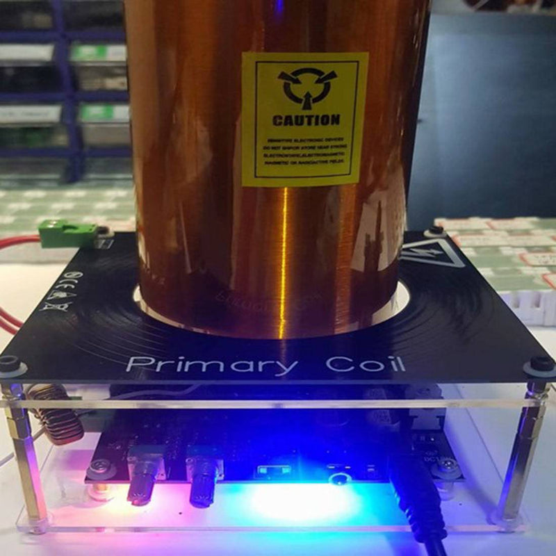 SSTC Musical Tesla Coil Artificial Lightning Maker with PCB Circuit Board Scientific Experiment Toy - stirlingkit