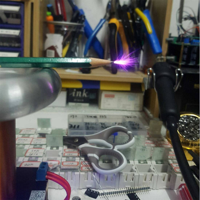 SSTC Musical Tesla Coil Artificial Lightning Maker with PCB Circuit Board Scientific Experiment Toy - stirlingkit